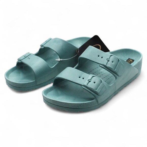 Tecs Women's 2 Band Sandals Aqua/Turquoise- Women's Outdoor at Academy Sports - Picture 3 of 8